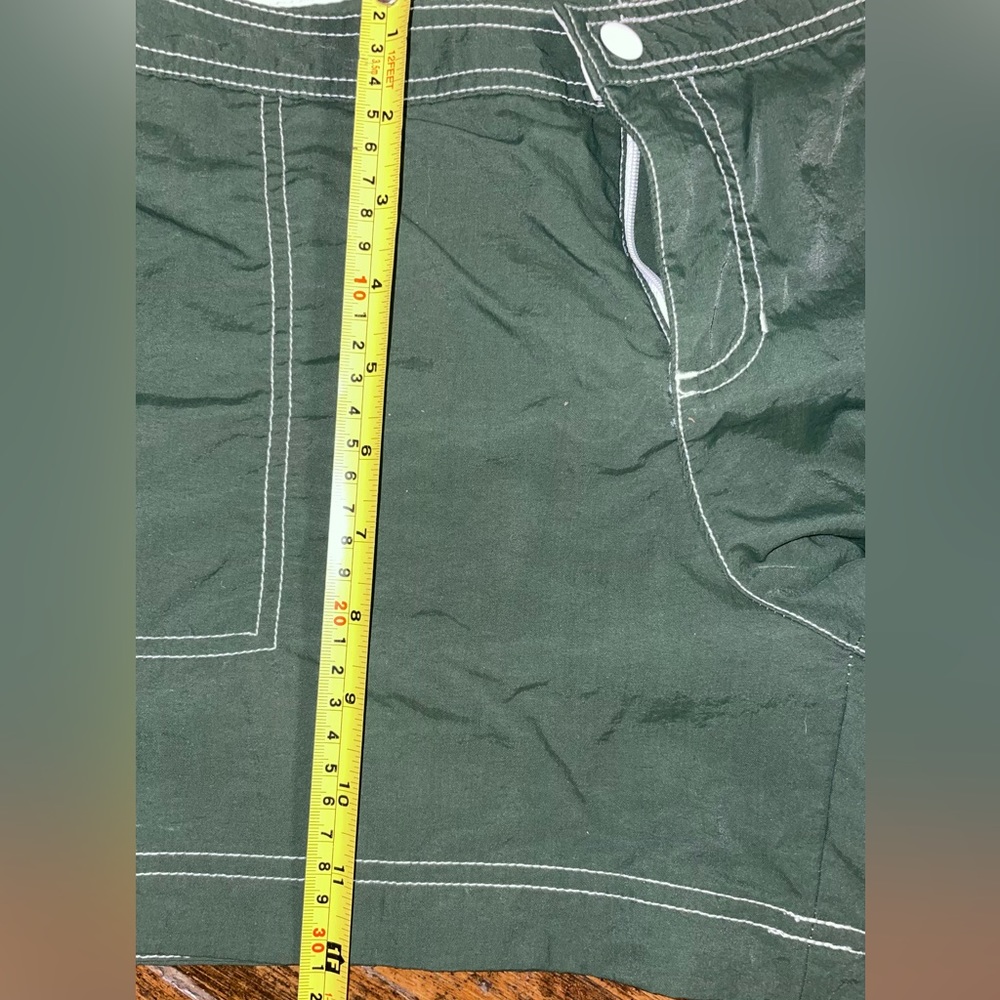 Green with white edged women’s board shirts